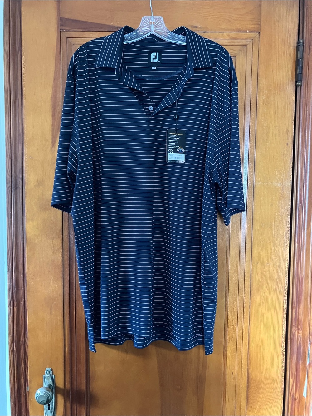 FootJoy striped shirt, NWT, XL